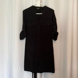 Express shirt dress-size M-black